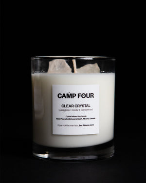 Camp Four 9 oz Crystal Infused Candle - Jolene's Tea House